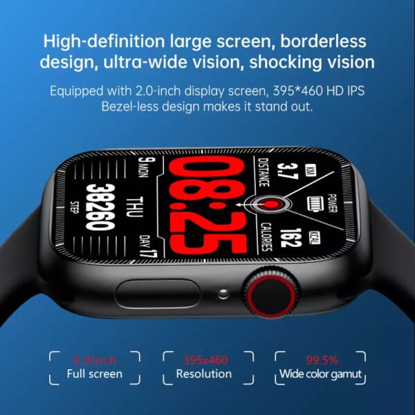 FUK Wave Big Screen Smartwatch 2" | Fitness Tracker | Waterproof BT Calling Watch for Men & Women - Image 4