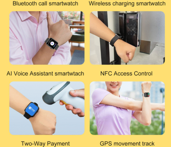 FUK  Smartwatch with BT Calling | 2 Inch IP67 | Blood Pressure & Heart Rate Monitor | Men & Women Smartwatch - Image 10