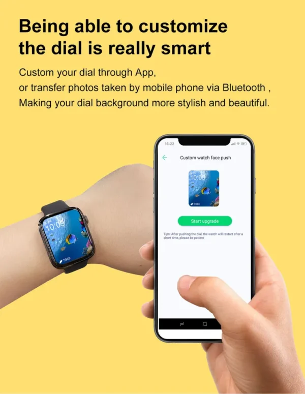 FUK  Smartwatch with BT Calling | 2 Inch IP67 | Blood Pressure & Heart Rate Monitor | Men & Women Smartwatch - Image 14