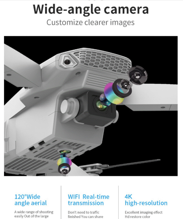 Pro Max Foldable Drone with 4K Camera | Mini HD Quadcopter for Beginners | WiFi FPV & Wide-Angle Lens - Image 4